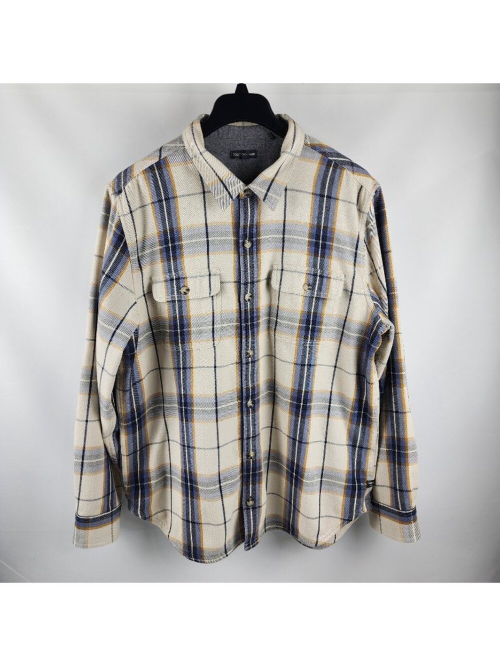 Toad & Co Shirt Mens XXL Multi Plaid Ranchero L/S Button Up